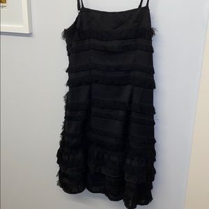 Princess Polly Black Ruffle Mini Dress